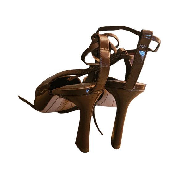 Deltan Leather Upper Pump Shoes. Brown Color. Womens U.S. size 11M - Picture 4 of 6